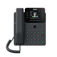 Téléphone IP Gigabit Fanvil V62G avec écran couleur HD 2,8 pouces, Wi-Fi 5G, PoE, conférence 6 voies, 21 touches DSS, SIP, VoIP professionnel, double-stackable, pour bureau