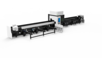 Machine de découpe laser CNC Tuosheng à 3 mandrins Cypcut, alimentation semi-automatique et tube en acier inoxydable à zéro déchet
