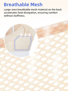 Ceinture de soutien dorsal invisible anti-cyphose pour femmes et hommes, respirante, élastique, réglable, portable et légère pour la posture - Product Image 4