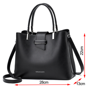Newest Fashion PU Leather High Quality Ladies Shoulder <b>Bags</b> Trendy Women's Handbags - Product Image 3