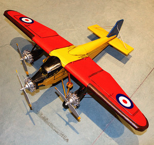 Cổ Điển Thủ Công Mỹ Nghệ Cũ Tàu Tấn Công Máy Bay Sắt Máy Bay Mô Hình Đồ Trang Trí Nội Thất Đạo Cụ Nhà Máy Tùy Chỉnh - Product Image 4