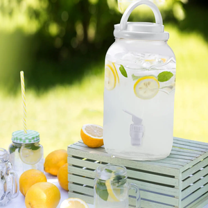 Plástico PET de grado alimenticio 4.4L Botella de agua fría Jugo Bebida Pot Se puede personalizar LOGO - Product Image 3