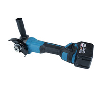 Meuleuse d'angle sans fil industrielle 21V à batterie lithium sans balais avec gâchette 100/115/125mm pour bricolage 2000mAh Garantie 3 ans Travaux de surface