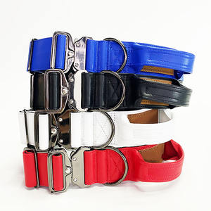 부드러운 네오프렌 합금 및 인쇄 패턴 개인화 된 리본과 1.5 인치 2 인치 전술 개 목걸이 하이 퀄리티 나일론 애완 동물 목걸이 - Product Image 1