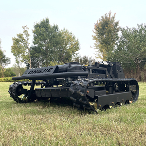 Nouveau design certifié CE Largeur de coupe 900mm Conception de chenille automotrice <span class=keywords><strong>Robot</strong></span> de tonte de <span class=keywords><strong>pelouse</strong></span> télécommandé intelligent - Product Image 2