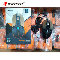 JERTECH JR800 nouvelle souris de jeu personnalisée populaire 1200 DPI à 3200 DPI 6D Mous Gamer
