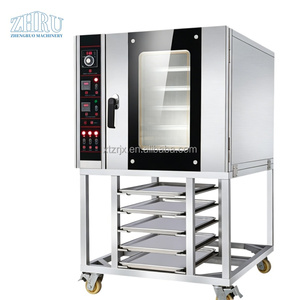 Four à convection rotatif à air chaud pour usage domestique, restaurant, hôtel, ferme – Machine <span class=keywords><strong>de</strong></span> boulangerie électrique pour la cuisson du pain – État d'<span class=keywords><strong>occasion</strong></span>, avec eau - Product Image 1