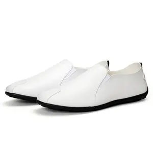 Negozio online cina nuovi stili leggero giovane uomo mocassino genuino oxford flat easy dress barche per uomo scarpe in pelle