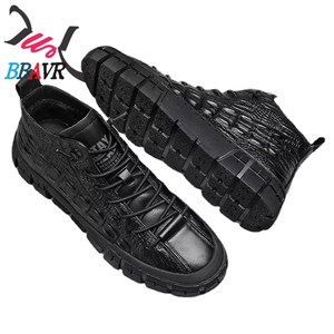 Chaussures hautes décontractées chaudes pour hommes, nouvelle mode automne-hiver 2020 - Product Image 1
