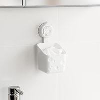Organisateur mural à forte aspiration, étagère élégante sans dommage pour comptoir de cuisine et meuble-lavabo de salle de bain