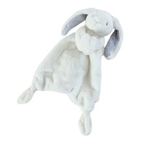 Adorable lapin de sécurité fait à la main pour nouveau-nés, apaise, super doux, couverture de confort pour bébé, jouet en peluche animal lapin, doudou lapin, CE CPC