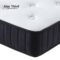 Matelas orthopédique Queen Size pour hôtel, matelas à ressorts ensachés simple ou double, livré en boîte