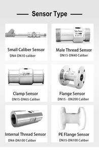 Misuratore di portata flangiato con turbina in acciaio inossidabile 304 per acqua/olio/carburante/Diesel/alcool metilico/impulso liquido pulito uscita 4-20mA - Product Image 5