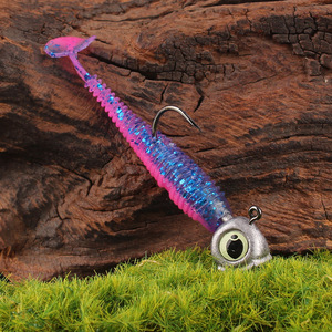 เหยื่อตกปลาเบสแบบตะขอเกี่ยวสองหัวรูปดาบสามเหลี่ยม Night Eye สำหรับตกปลาในทะเลสาบ - Product Image 2