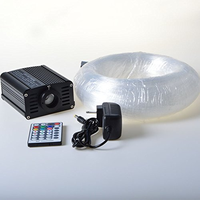 Kit de lumières à fibres optiques Twinkle, lumières de plafond Starlight, mode musique, télécommande, lumières de toit RGBW