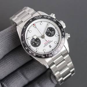 Montres de luxe de marque sportive à prix de gros, mouvement chronographe 7750, cadran saphir lumineux, étanche, acier inoxydable - Product Image 1