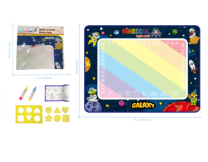 Set papan gambar ajaib untuk balita, mainan papan gambar ajaib bersertifikat, kanvas air, Set menulis EVA untuk balita, taman kanak-kanak & bayi, bersertifikasi En71 - Product Image 5