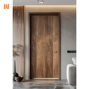 Thời tiết rắn bằng gỗ cửa trước thanh lịch thiết kế nội thất cửa gió kháng lý tưởng sang trọng biệt thự bằng gỗ nhập cửa - Product Image 3