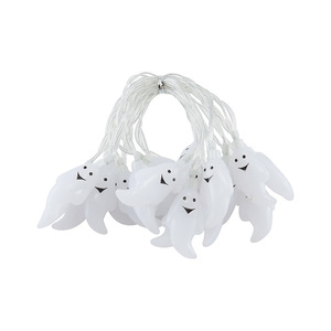 Halloween Decorative <b>LED</b> Ghost <b>Light</b> String Warm White Colored White Battery Powered Party Decoration - Product Image 4