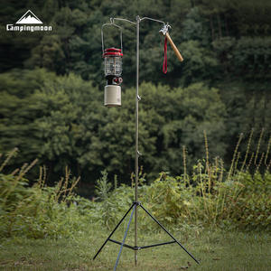 Support d'éclairage extérieur pour camping <span class=keywords><strong>Kerman</strong></span> D-240, support de lampe à kérosène, réglage à trois vitesses, double suspension, portable - Product Image 4