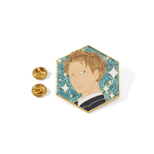 بيع مباشر الكويت شعارات ثلاثية الأبعاد الوطنية قطع دبابيس طية صدر المينا الناعمة شارات الطلاء الفضي - Product Image 5