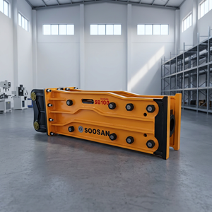 Martillo Hidráulico Silencioso Tipo Caja SB100 para Excavadoras de 25-30 Toneladas, Uso en Construcción, Cincel de 135mm, Venta al Por Mayor - Product Image 1