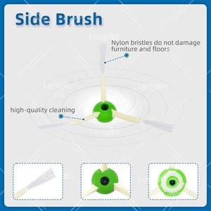 Con lăn chính cao su bên quay bàn chải HEPA lọc Bụi Túi phù hợp cho irobots roombas E I J loạt i4 I7 I7 +/I7 cộng với E5 E6 E7 bộ phận - Product Image 4