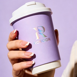 แก้วกาแฟแบบใช้แล้วทิ้ง ขนาด 4-20 ออนซ์ ผลิตจากกระดาษคราฟท์ กันน้ำ สองชั้น สำหรับใส่ไวน์ เตกีลา กาแฟ  รับผลิตตามสั่งพร้อมโลโก้ - Product Image 6