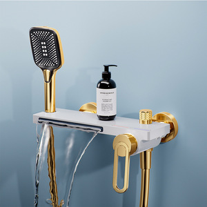 Rideaux <span class=keywords><strong>de</strong></span> salle <span class=keywords><strong>de</strong></span> bain valve en laiton pur pour femmes ensemble <span class=keywords><strong>de</strong></span> douche robinet <span class=keywords><strong>de</strong></span> <span class=keywords><strong>baignoire</strong></span> ensembles <span class=keywords><strong>de</strong></span> douche pour femmes cadeau ensemble <span class=keywords><strong>de</strong></span> douche pour hommes - Product Image 5