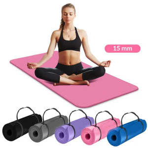 Tapete de Yoga Ecológico de NBR Reciclado, con Logotipo Impreso Personalizado, Color Personalizado, Plegable, 6mm/8mm, Set de Yoga y Pilates - Product Image 1