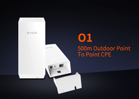 Tenda O1-2.4G 500M CPE para exteriores, puente Wi-Fi punto a punto, CPE para exteriores