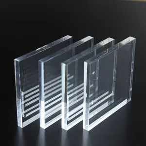 Plaques acryliques transparentes de taille personnalisée feuille acrylique transparente pour décoration de mariage