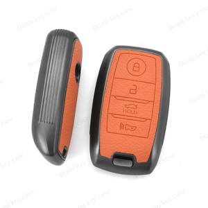 Étui de protection en cuir fait main pour clé de voiture <span class=keywords><strong>Kia</strong></span> <span class=keywords><strong>Sportage</strong></span> K2 K3 K4 K5 Kx3 Kx5 Sorento, <span class=keywords><strong>porte</strong></span>-clés et breloque 2019 - Product Image 5