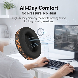 Almohadillas de gel de repuesto con sensación de hielo para auriculares Cloud 1/I/2/II/3/III/<span class=keywords><strong>Pro</strong></span>/Core/<span class=keywords><strong>Alpha</strong></span>/<span class=keywords><strong>Alpha</strong></span> S/Flight/Stinger/Mix/CloudX con cancelación de ruido - Product Image 3