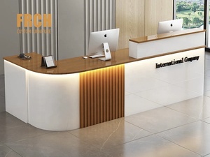 Mostrador de Recepción Personalizado en Forma de L para <span class=keywords><strong>Consultorio</strong></span> Dental, Clínica, Oficina o Guardería, con Luz LED - Product Image 2