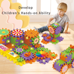 Large Classic <strong>Building</strong> <strong>Funny</strong> <strong>Bricks</strong> Gears Product Creative Electric Plastic Diy <strong>Building</strong> <strong>Blocks</strong> Set Toy for Baby Kid Educational - Product Image 5