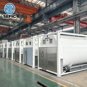 En STOCK enviar con 10 días criogénico 20 pies T75 argón líquido ISO tanque contenedor ASME estándar para almacenamiento y transporte de gas líquido - Product Image 1