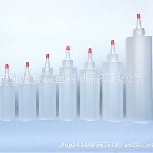 ขวดพลาสติก HDPE 75 มล. ขวดกาว 24 ฟันพร้อมฝาสีแดงและหัวฉีดแหลมสำหรับบรรจุภัณฑ์ทั่วไป - Product Image 5