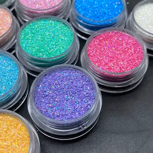 Wholesale New Design Holographic Macaroon Glitter Powder Extra Fine