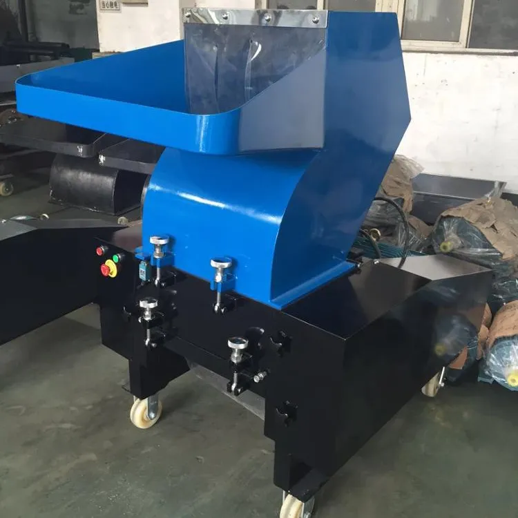 Automatic single phase plastic PET bottle crusher/plastic crushing machine