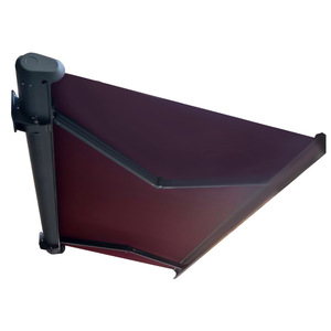 Pare-soleil d'extérieur rétractable, <span class=keywords><strong>motorisé</strong></span> et imperméable, de haute qualité, 6x3m, avec Cassette complète, gris foncé - Product Image 4