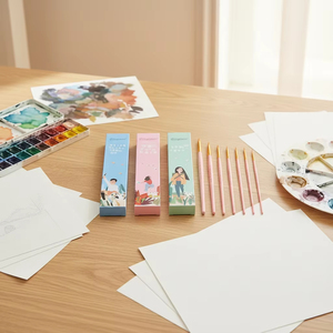 Ensemble de 7 pinceaux d'art verts de haute qualité Giorgione, pinceaux de précision pour <span class=keywords><strong>aquarelle</strong></span>, <span class=keywords><strong>gouache</strong></span> <span class=keywords><strong>et</strong></span> acrylique - Product Image 3