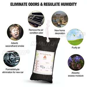 Bolsa Purificadora de Aire AUDEW, Bolsas de Carbón de Bambú, Absorbedor de Humedad y Olores Activado para Auto, Hogar y Oficina - Product Image 4