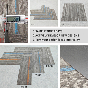 Baldosas de Alfombra de Polipropileno de Lujo para Hoteles y Oficinas, Ignífugas, Geométricas, Cuadradas, para Salas de Estar, Puertas, Exteriores, de Nailon, Plástico, para el Hogar y el Automóvil - Product Image 3