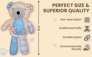 Jouets en peluche pour chiens, collection animaux colorés, jouets en peluche pour animaux de compagnie, jouets qui couinent - Product Image 3