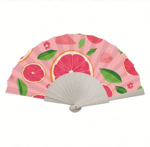 Custom Logo DIY Wooden Folding Hand Fan Eco-Friendly Portable Music Flower Promotion Painting Model Craft Souvenir Decoration - Product Image 4