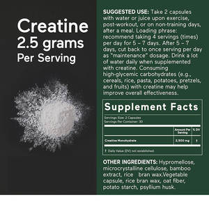 Iso כשר ספורט ארוז תזונה נכונה גבוהה מחיר טוב יותר איכות קריאטין כמוסות - Product Image 2