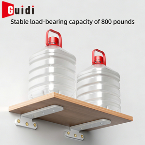 Soportes de Acero Laminado en Frío para Estantes, Montaje en Pared, Ocultos, Resistentes, Industriales, Rústicos, para Estantes Flotantes - Product Image 4