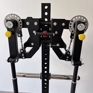75x75mm Kare Borulu Squat Rack, Plaka Depolama Alanı, Yanal Kaldırma ve Göğüs Çalıştırma Aparatı - Çok Fonksiyonlu Ev Spor Salonu Güç Kafesi - Product Image 3