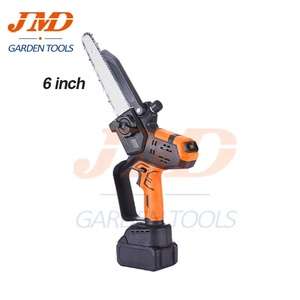 800W không dây cầm tay 4/6inch cưa điện cưa xích đen + trắng pin lithium phụ kiện công cụ cắt gỗ - Product Image 3